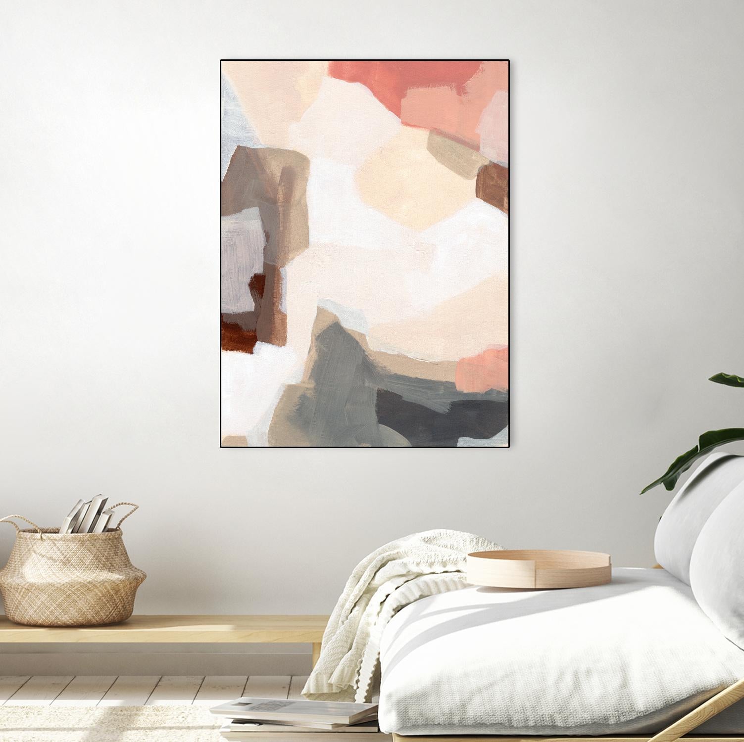 Mesa Prism I by June Vess on GIANT ART - pink abstract abstract