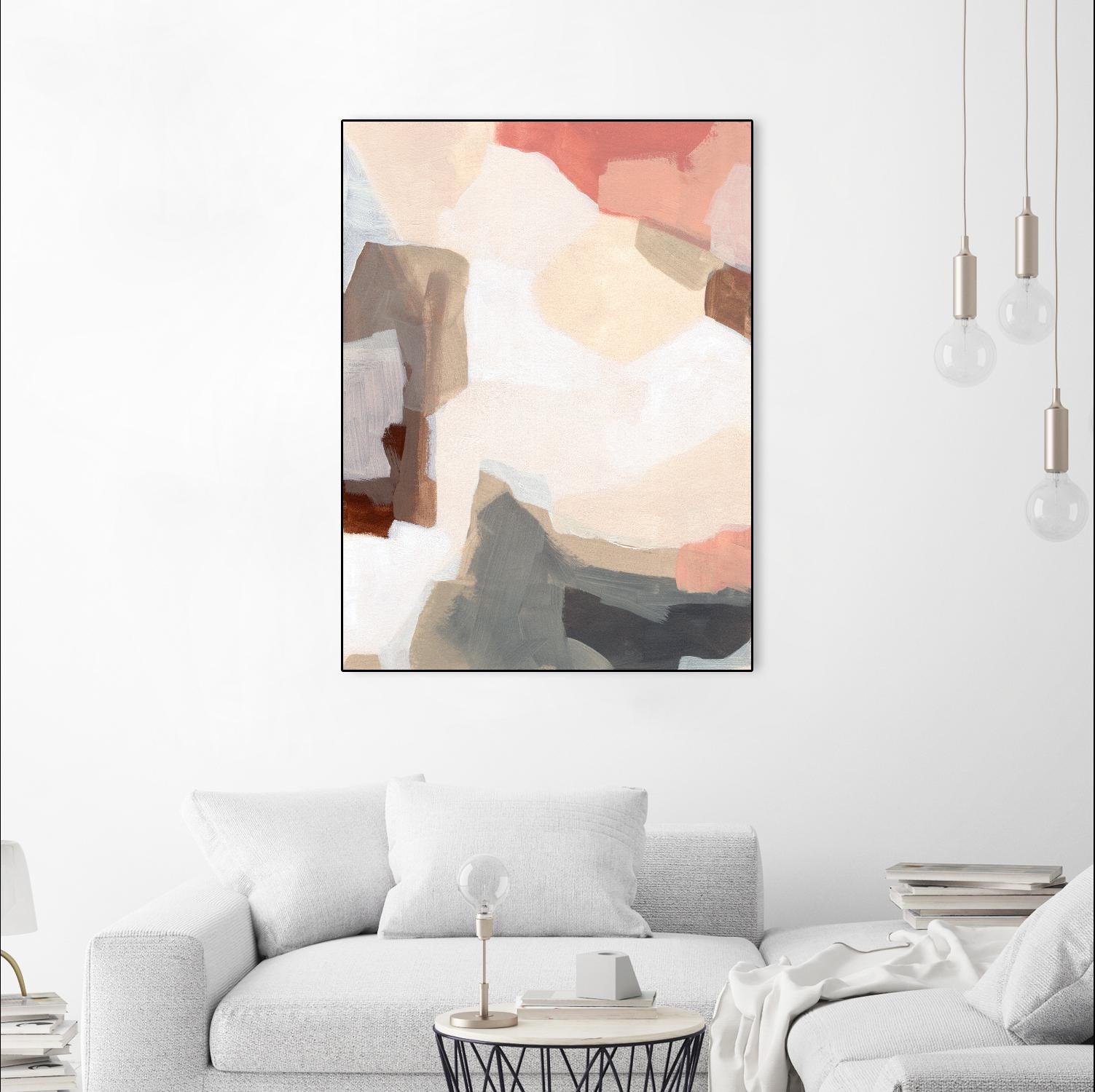 Mesa Prism I by June Vess on GIANT ART - pink abstract abstract
