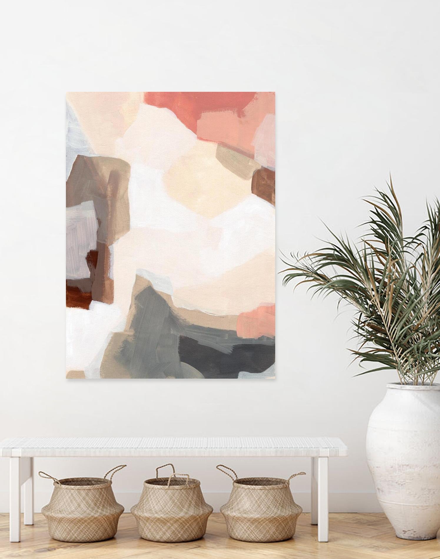 Mesa Prism I by June Vess on GIANT ART - pink abstract abstract