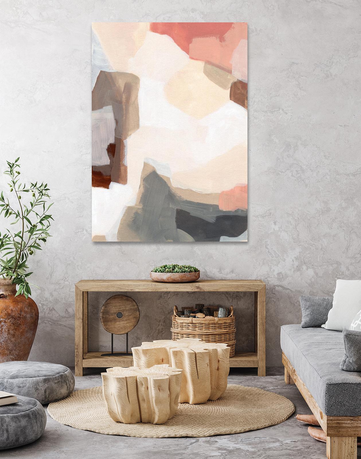 Mesa Prism I by June Vess on GIANT ART - pink abstract abstract