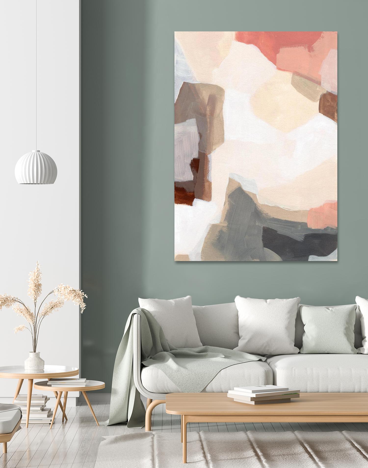 Mesa Prism I by June Vess on GIANT ART - pink abstract abstract