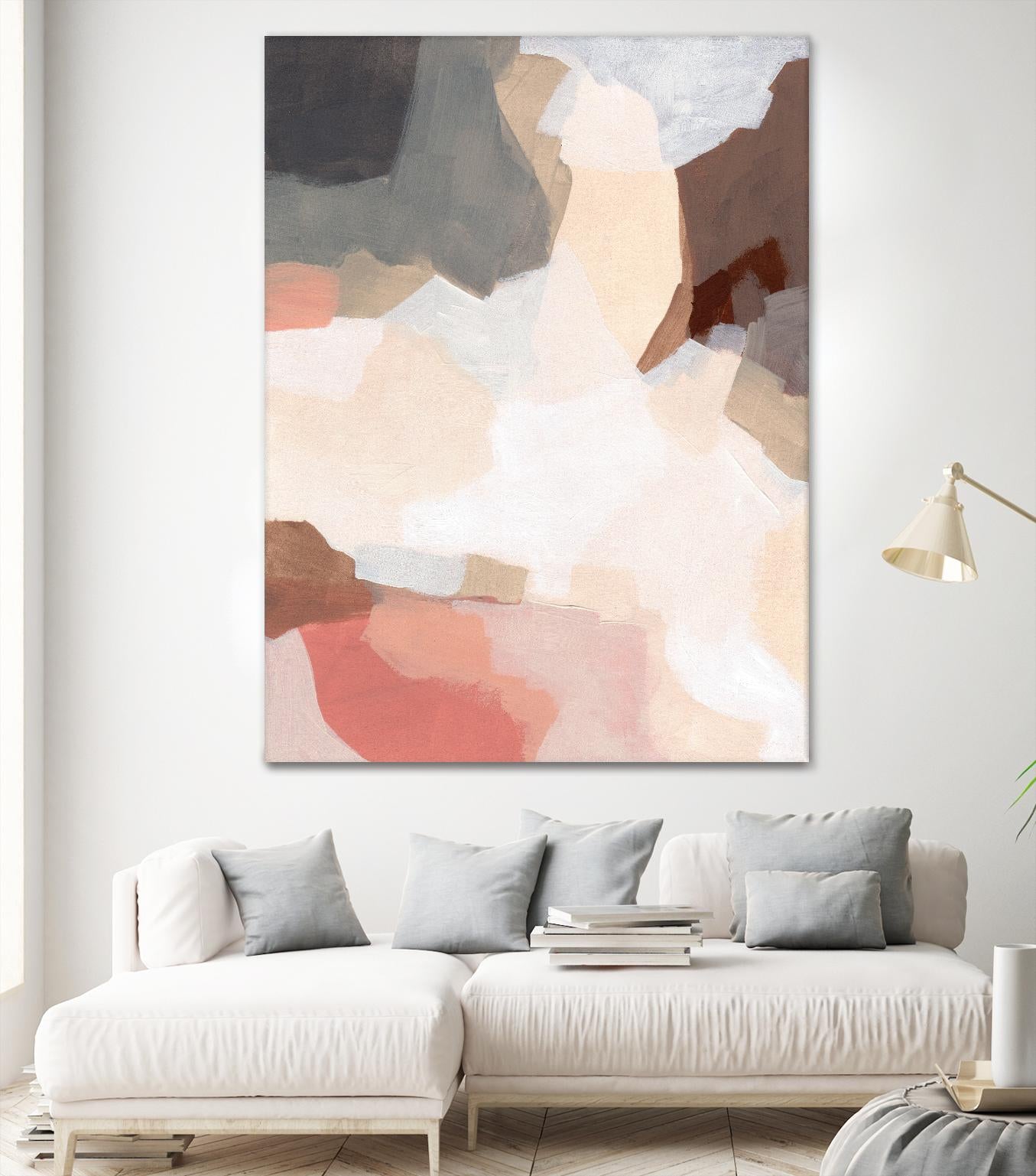 Mesa Prism II by June Vess on GIANT ART - beige abstract abstract