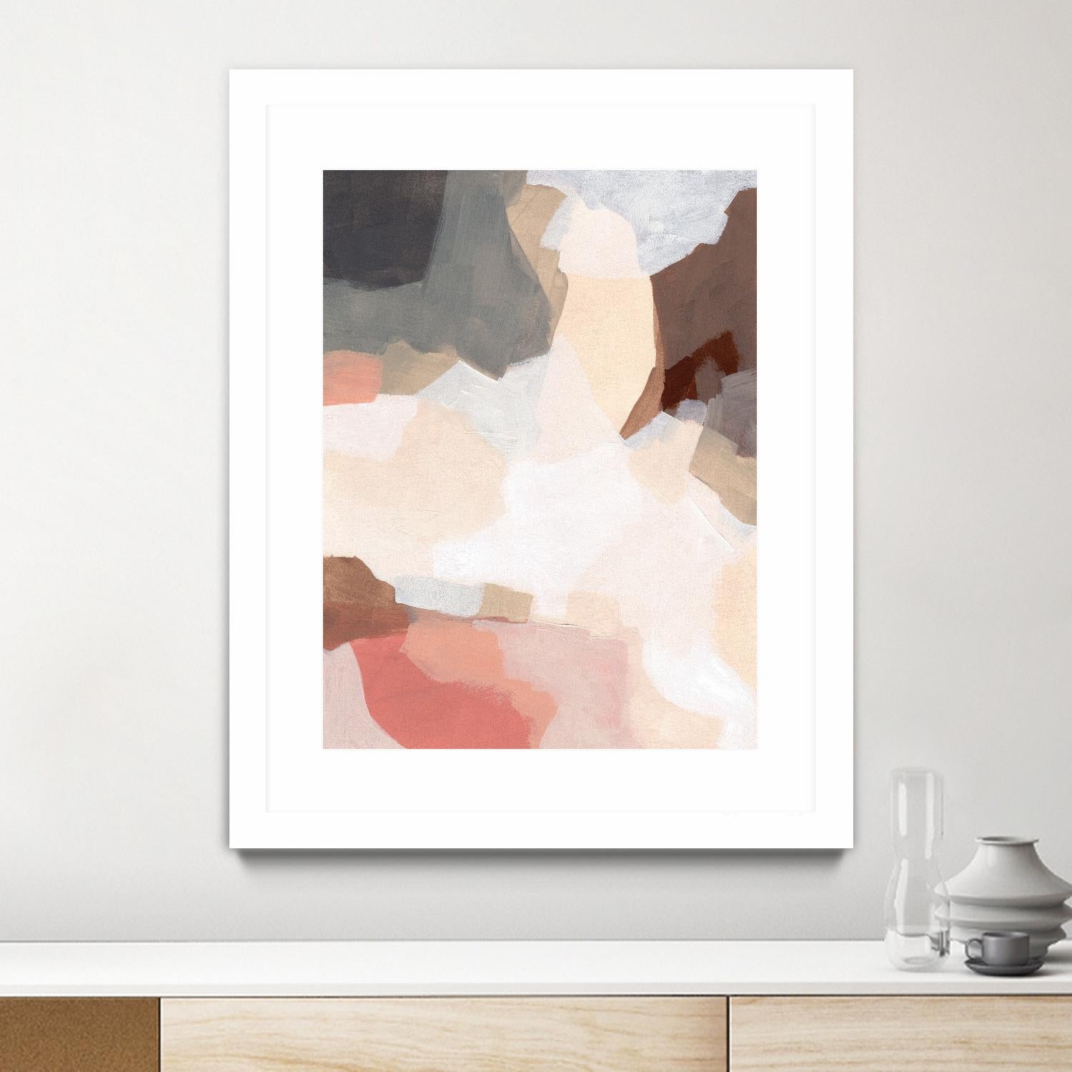 Mesa Prism II by June Vess on GIANT ART - beige abstract abstract