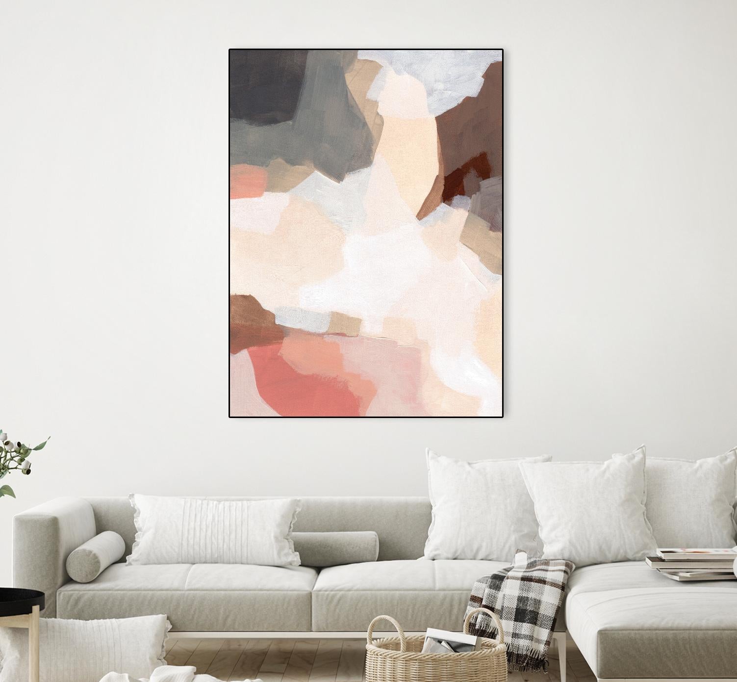 Mesa Prism II by June Vess on GIANT ART - beige abstract abstract