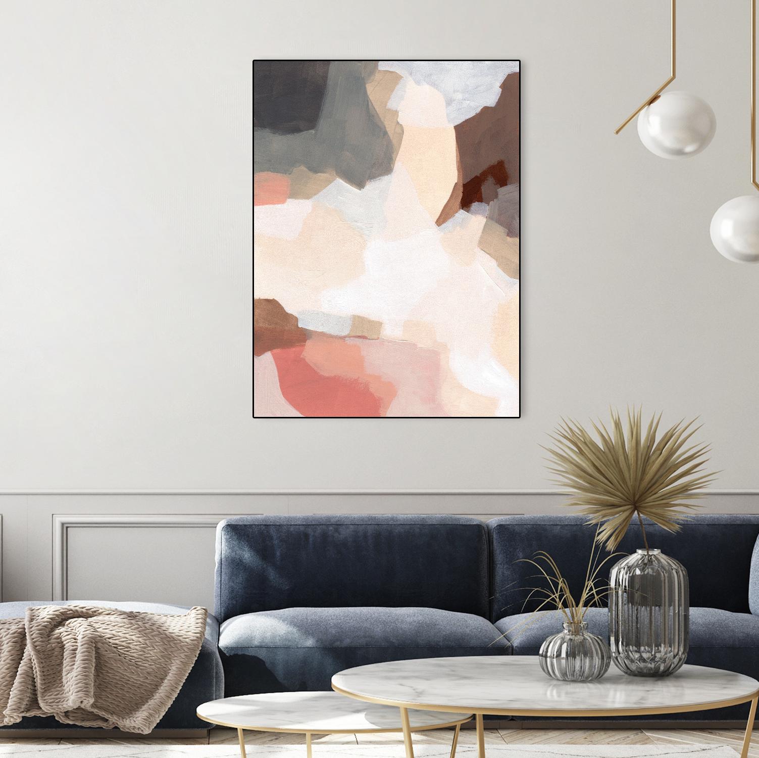 Mesa Prism II by June Vess on GIANT ART - beige abstract abstract