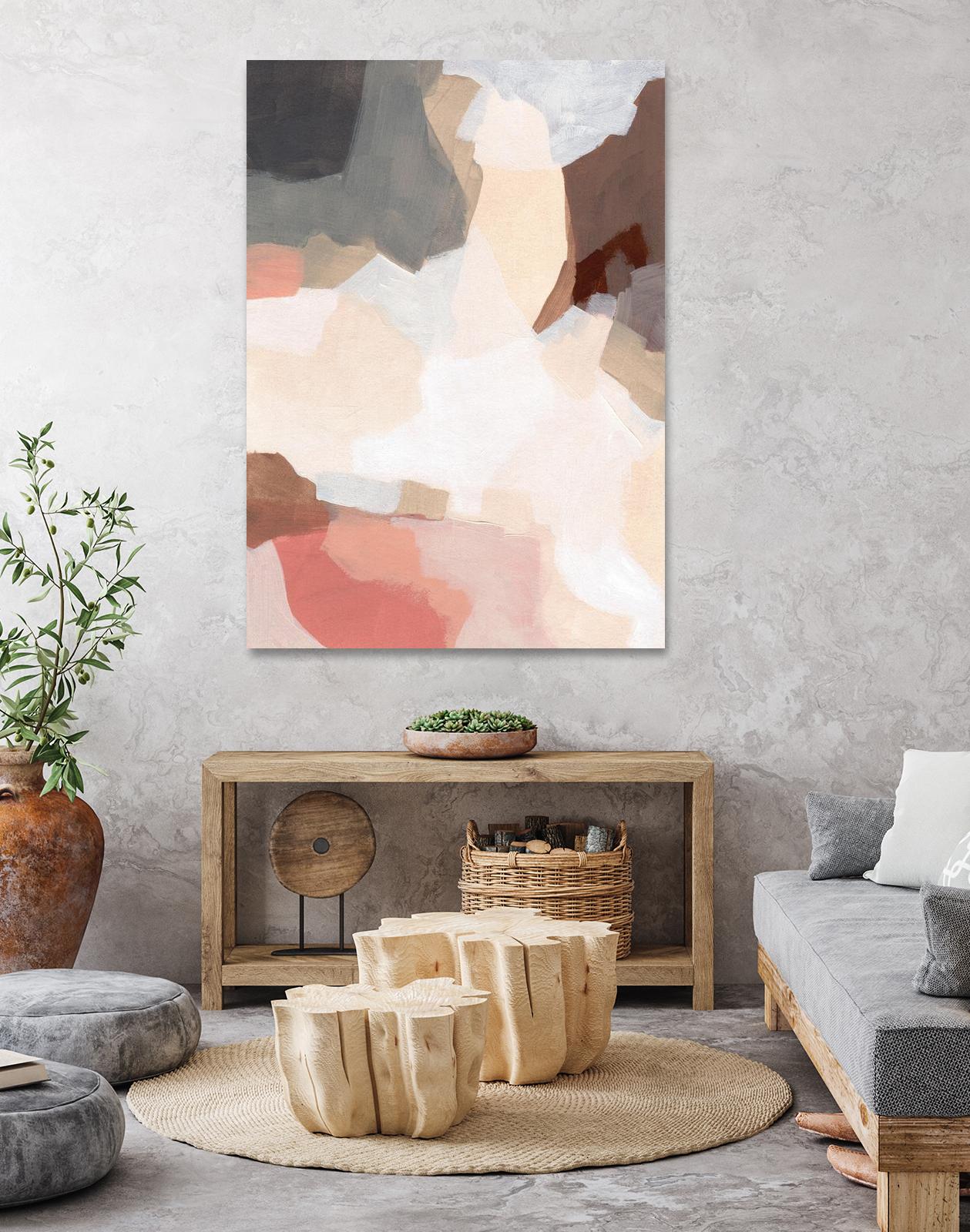 Mesa Prism II by June Vess on GIANT ART - beige abstract abstract