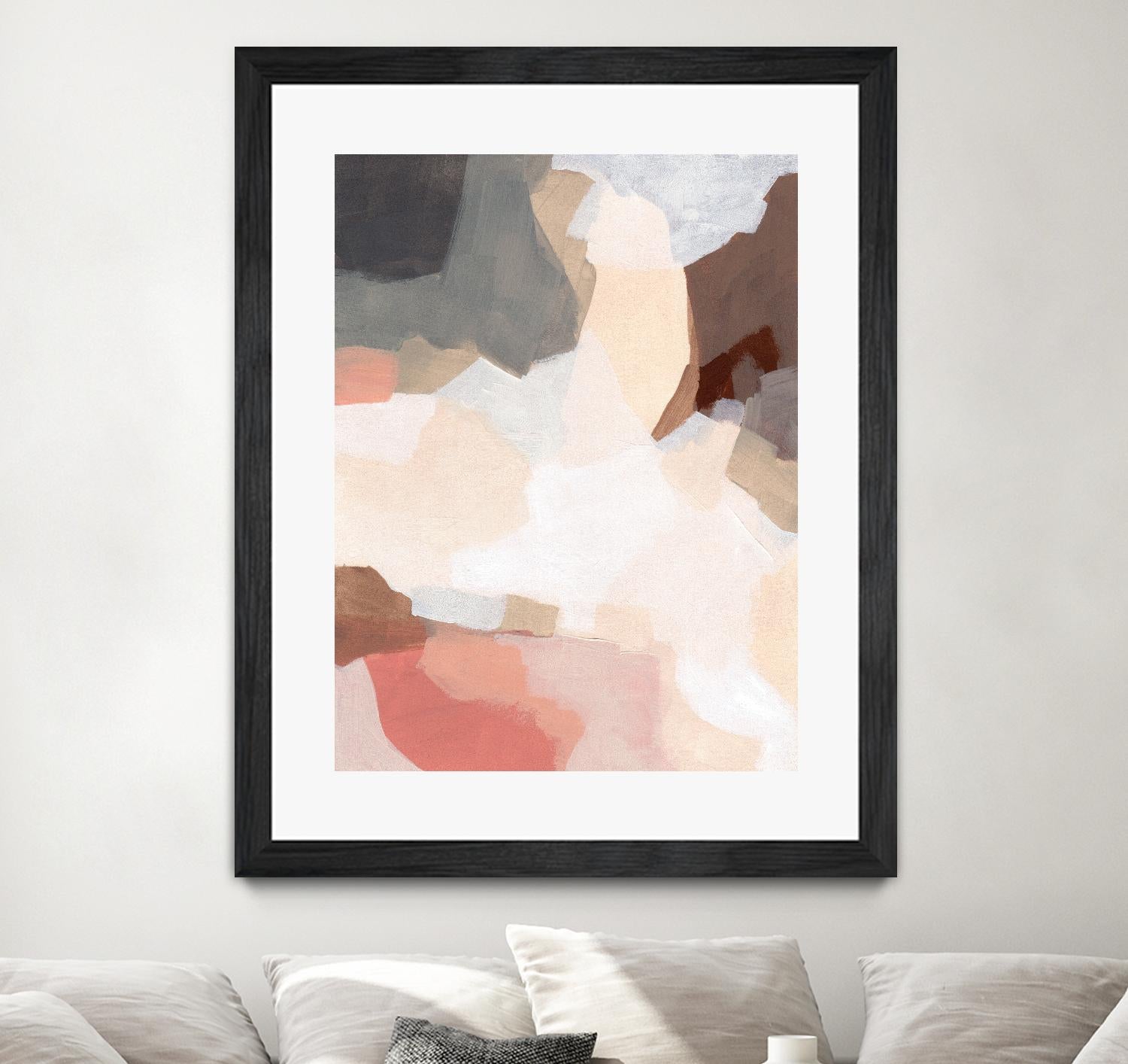 Mesa Prism II by June Vess on GIANT ART - beige abstract abstract