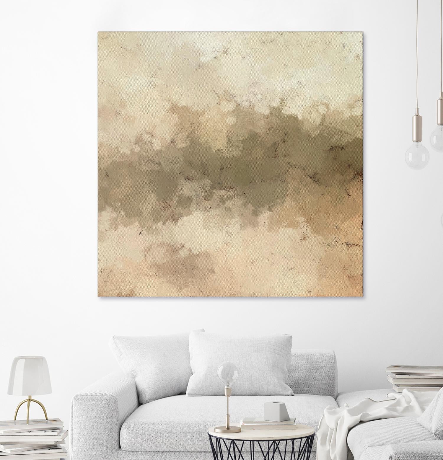 Freeform I by Alonzo Saunders on GIANT ART - beige abstract abstract