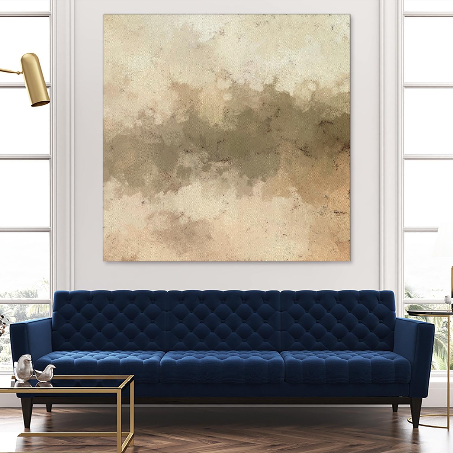 Freeform I by Alonzo Saunders on GIANT ART - beige abstract abstract