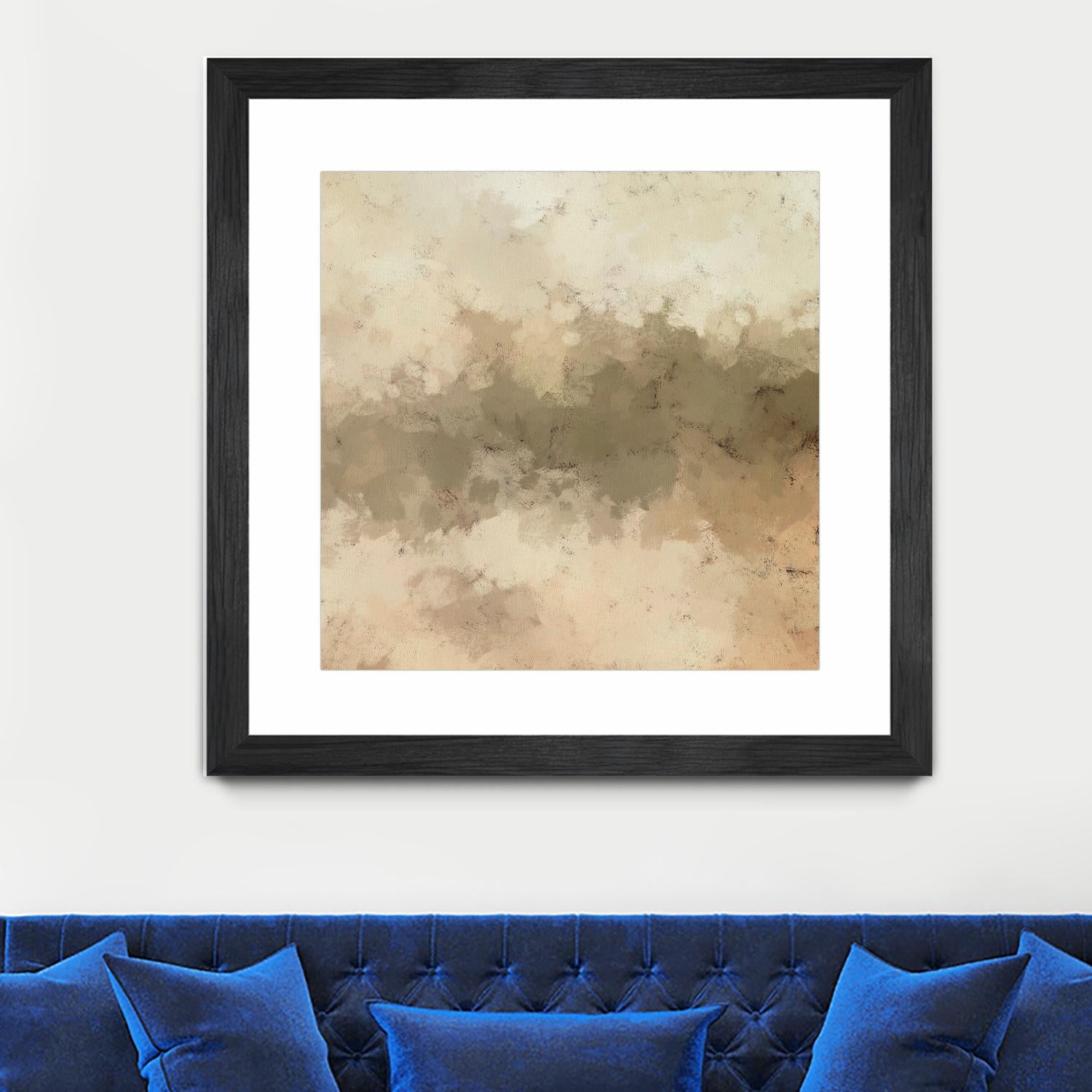 Freeform I by Alonzo Saunders on GIANT ART - beige abstract abstract