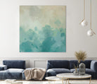 Summer's Calm I by Alonzo Saunders on GIANT ART - beige abstract abstract