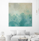 Summer's Calm I by Alonzo Saunders on GIANT ART - beige abstract abstract
