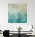 Summer's Calm I by Alonzo Saunders on GIANT ART - beige abstract abstract