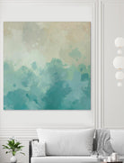 Summer's Calm I by Alonzo Saunders on GIANT ART - beige abstract abstract