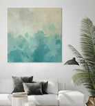 Summer's Calm I by Alonzo Saunders on GIANT ART - beige abstract abstract
