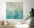 Summer's Calm I by Alonzo Saunders on GIANT ART - beige abstract abstract