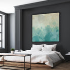 Summer's Calm I by Alonzo Saunders on GIANT ART - beige abstract abstract