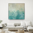 Summer's Calm I by Alonzo Saunders on GIANT ART - beige abstract abstract