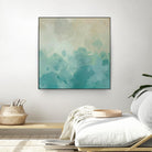 Summer's Calm I by Alonzo Saunders on GIANT ART - beige abstract abstract