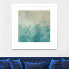 Summer's Calm I by Alonzo Saunders on GIANT ART - beige abstract abstract