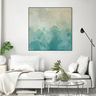 Summer's Calm I by Alonzo Saunders on GIANT ART - beige abstract abstract