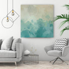 Summer's Calm I by Alonzo Saunders on GIANT ART - beige abstract abstract