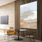 Abstract Coastland II by Victoria Borges on GIANT ART - gold landscapes & seascapes abstract