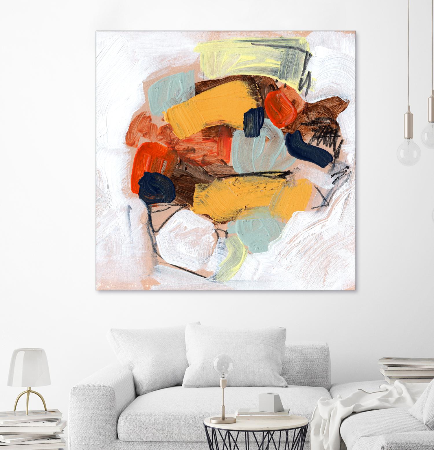 Lunchbox I by Jennifer Parker on GIANT ART - red abstract abstract