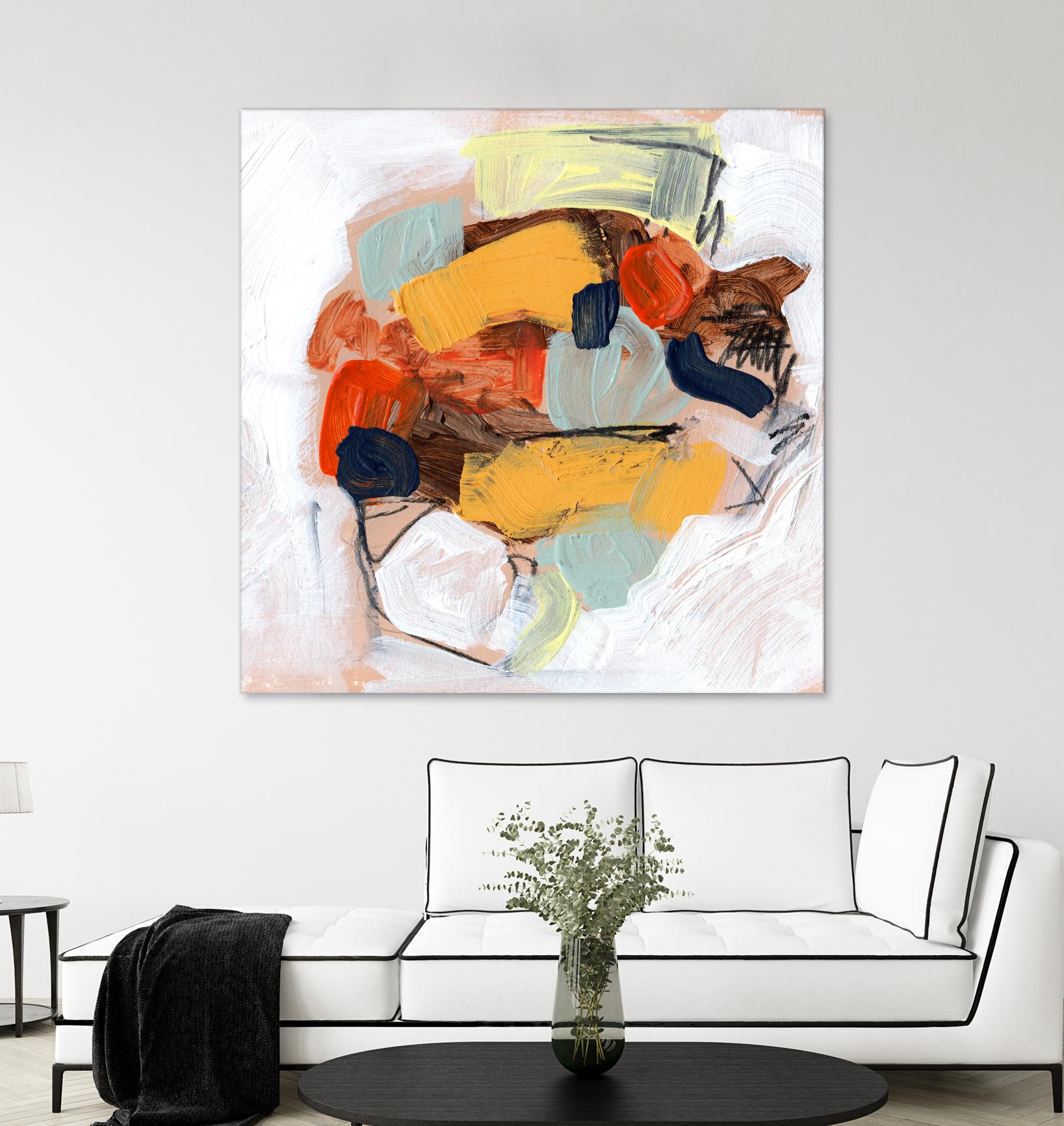 Lunchbox I by Jennifer Parker on GIANT ART - red abstract abstract