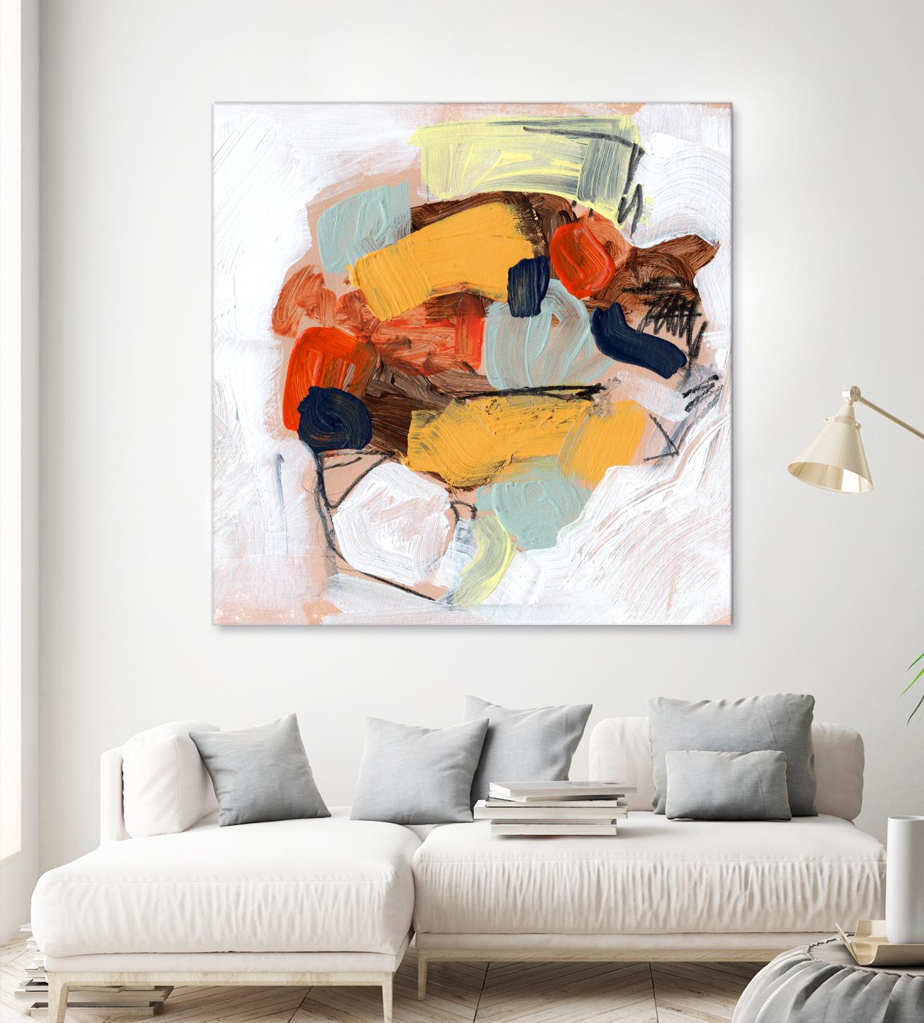 Lunchbox I by Jennifer Parker on GIANT ART - red abstract abstract