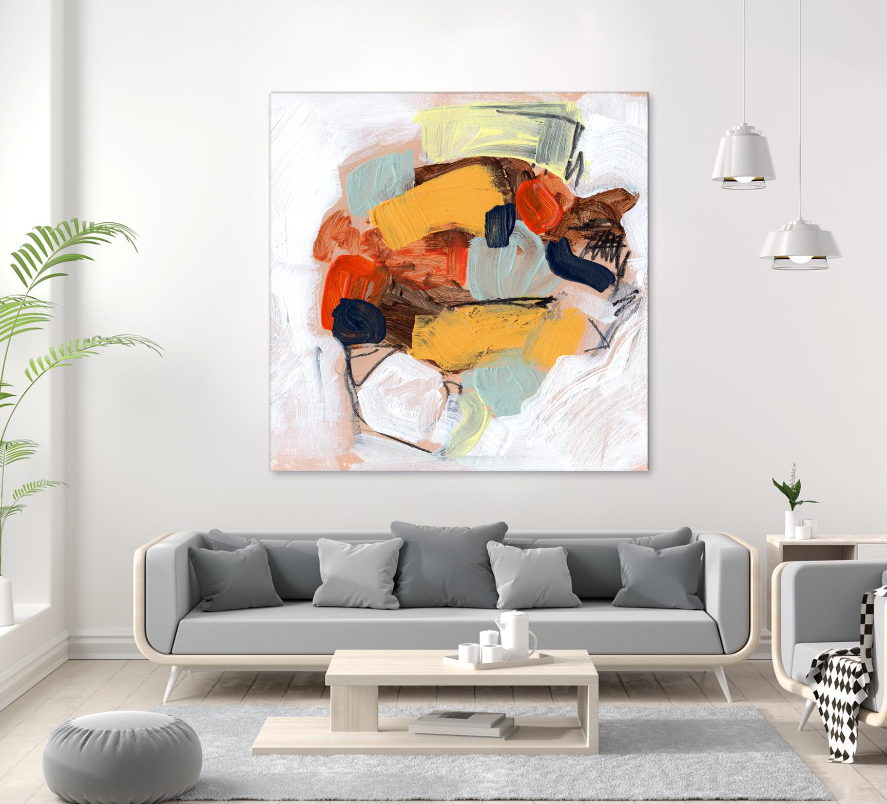 Lunchbox I by Jennifer Parker on GIANT ART - red abstract abstract