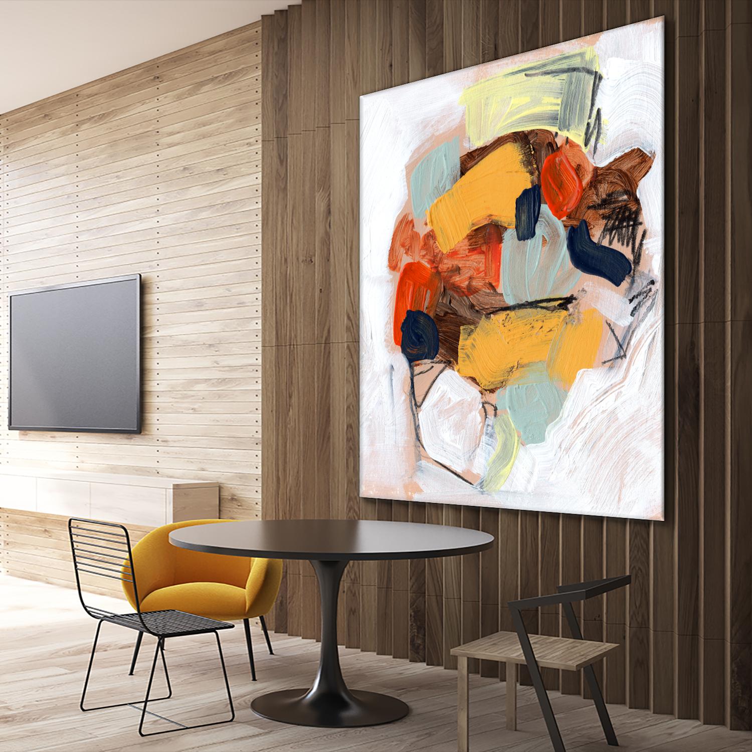 Lunchbox I by Jennifer Parker on GIANT ART - red abstract abstract