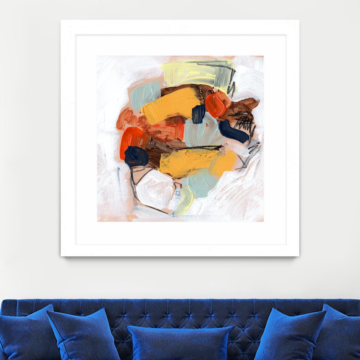 Lunchbox I by Jennifer Parker on GIANT ART - red abstract abstract