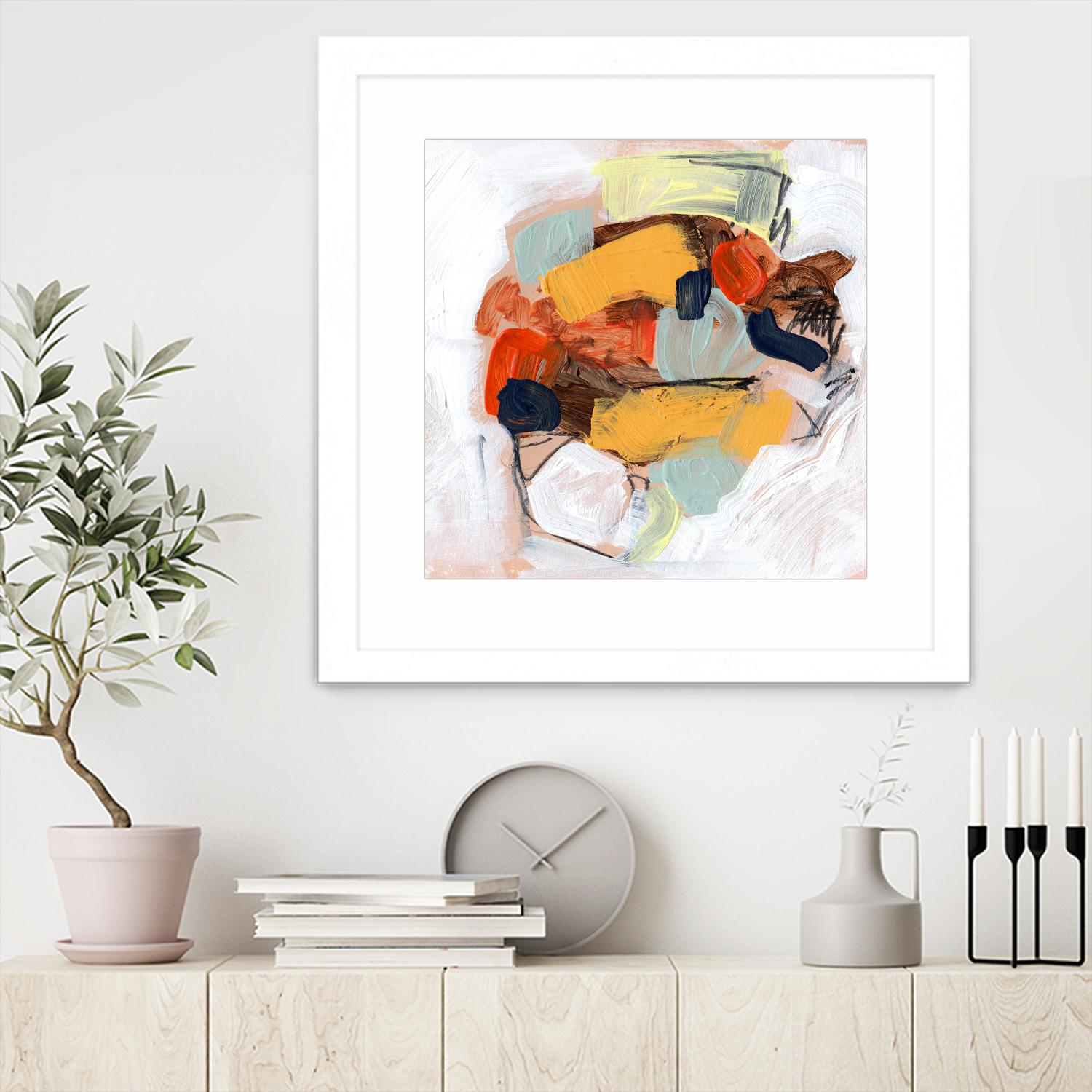 Lunchbox I by Jennifer Parker on GIANT ART - red abstract abstract