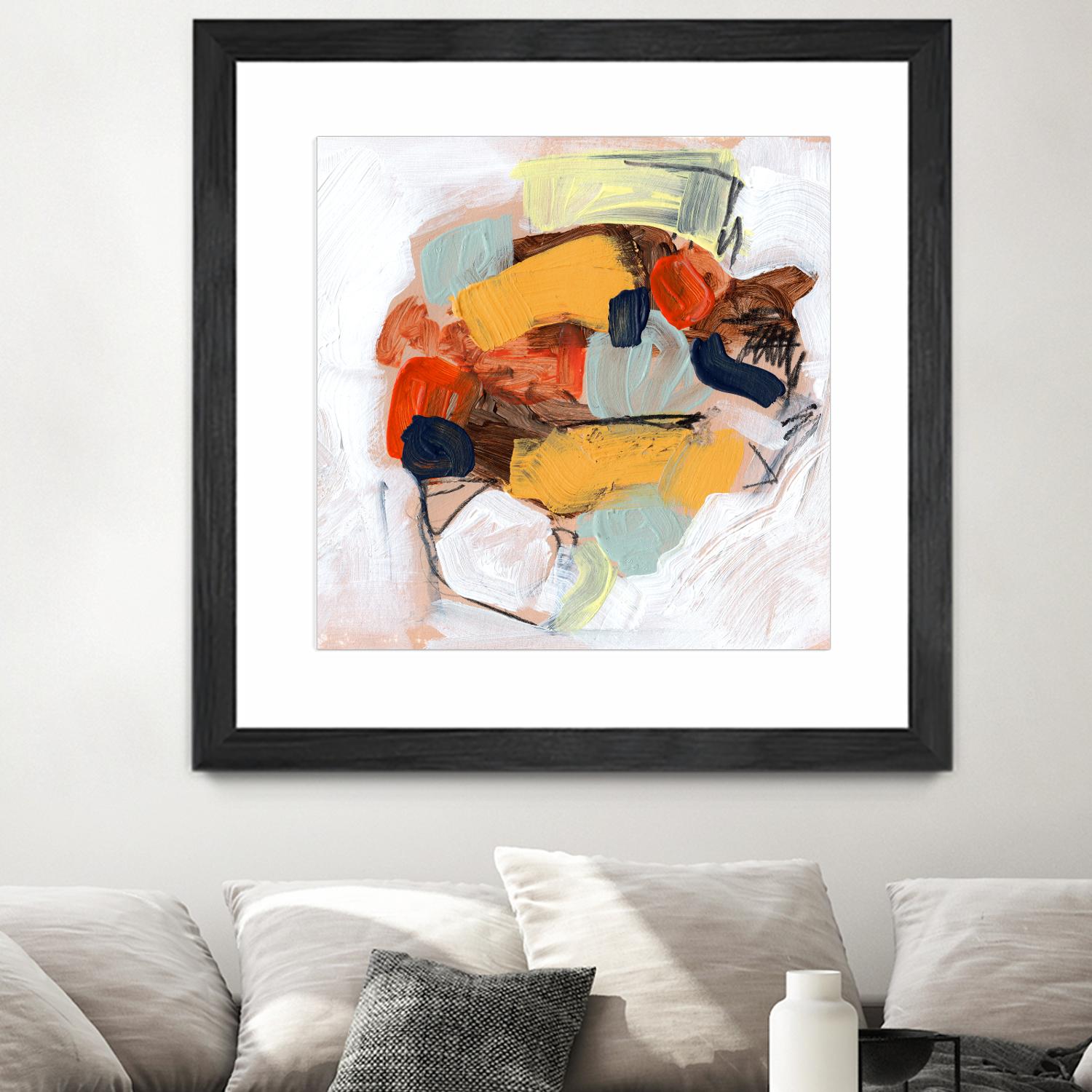 Lunchbox I by Jennifer Parker on GIANT ART - red abstract abstract