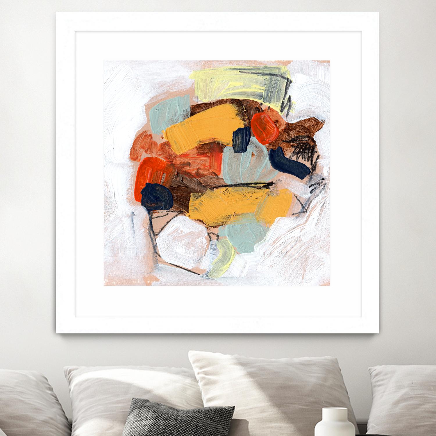 Lunchbox I by Jennifer Parker on GIANT ART - red abstract abstract