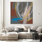 Re-Directed I by Jennifer Goldberger on GIANT ART - red abstract abstract