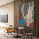 Re-Directed I by Jennifer Goldberger on GIANT ART - red abstract abstract