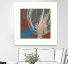 Re-Directed I by Jennifer Goldberger on GIANT ART - red abstract abstract