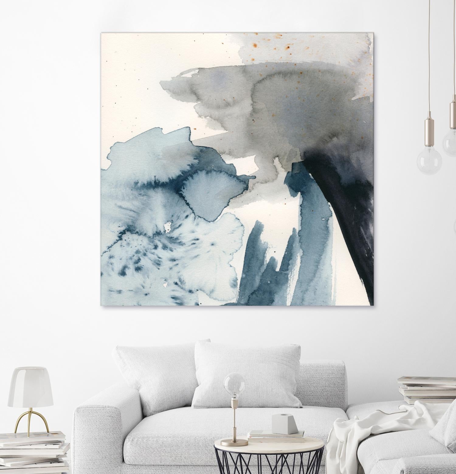 Winter Current III by Victoria Barnes on GIANT ART - blue abstract abstract