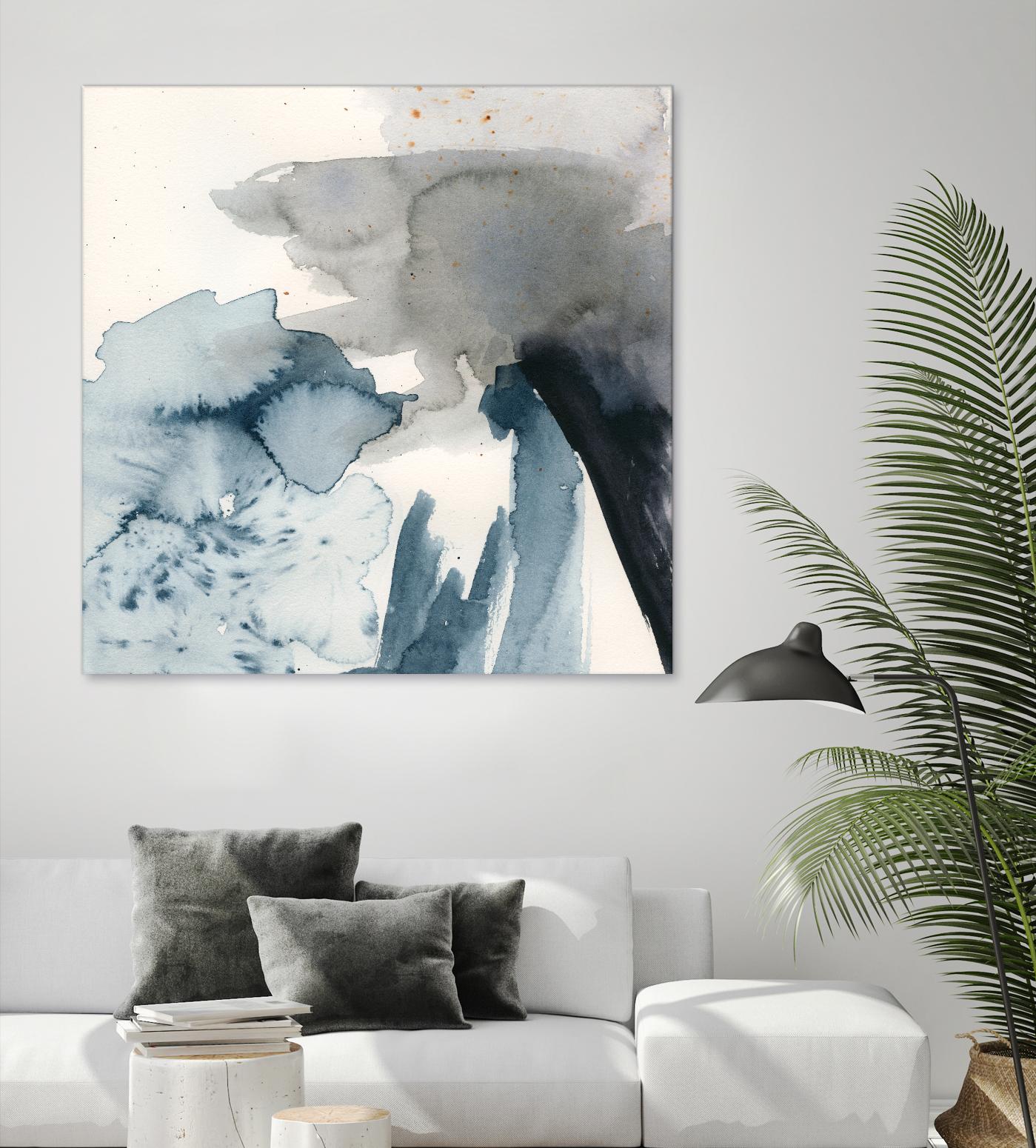 Winter Current III by Victoria Barnes on GIANT ART - blue abstract abstract