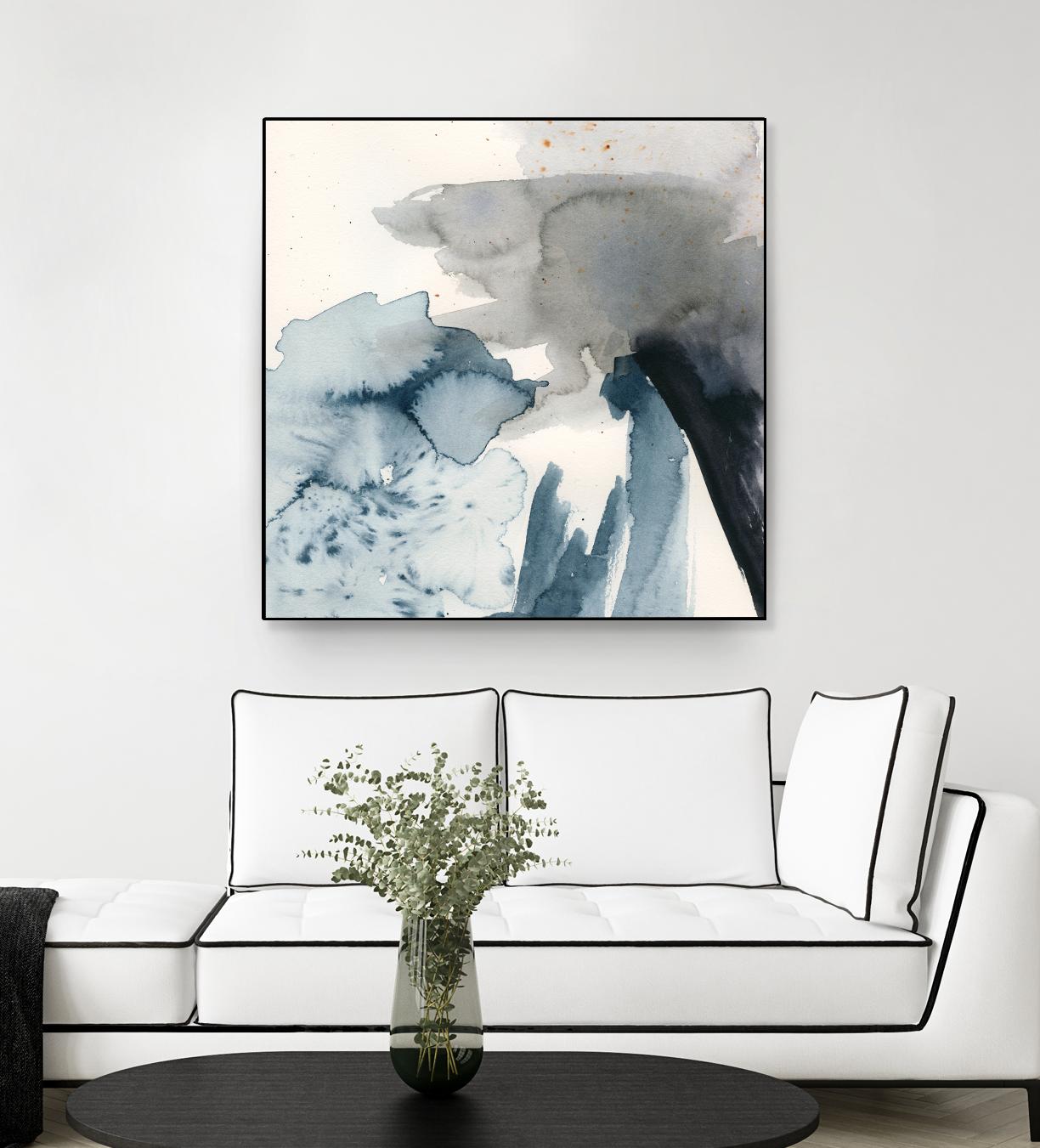 Winter Current III by Victoria Barnes on GIANT ART - blue abstract abstract