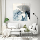 Winter Current III by Victoria Barnes on GIANT ART - blue watercolour abstract