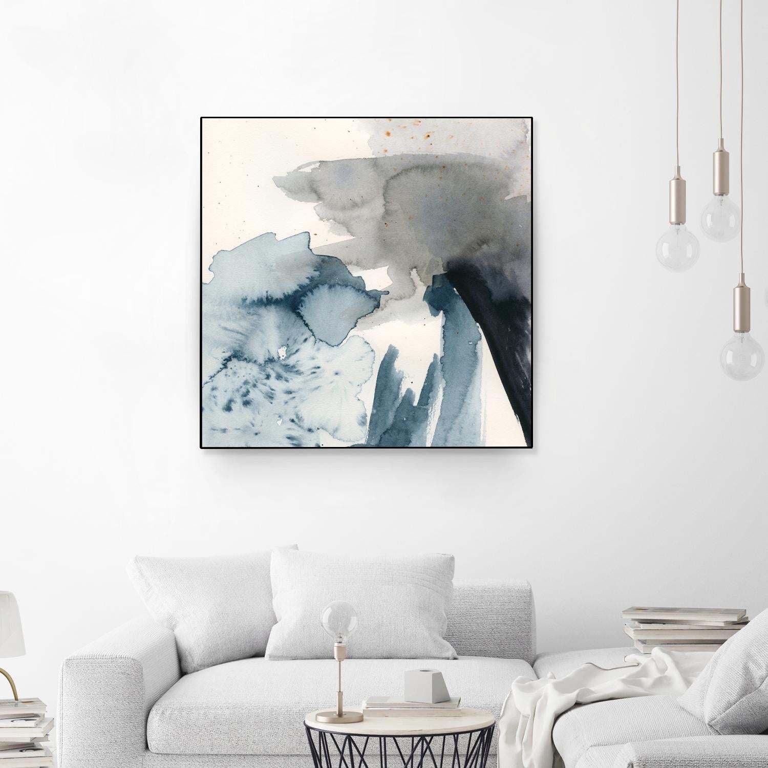 Winter Current III by Victoria Barnes on GIANT ART - blue abstract abstract