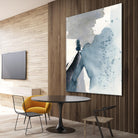 Winter Current IV by Victoria Barnes on GIANT ART - blue abstract abstract