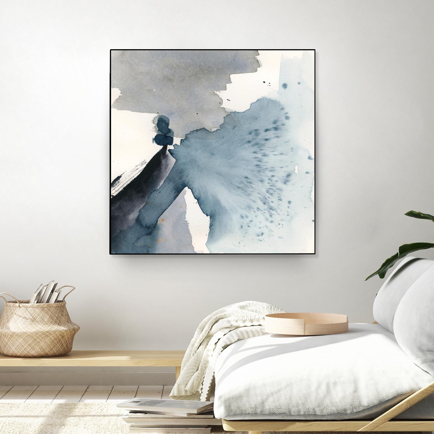 Winter Current IV by Victoria Barnes on GIANT ART - blue abstract abstract