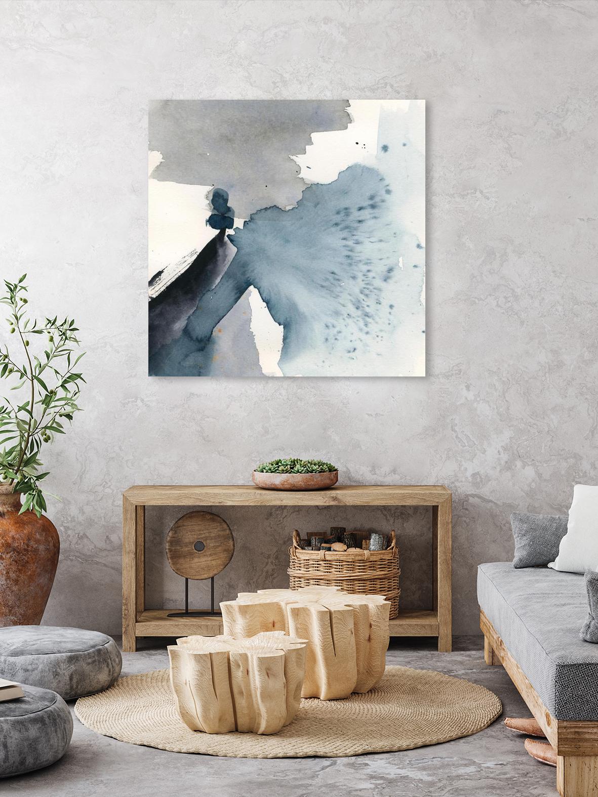 Winter Current IV by Victoria Barnes on GIANT ART - blue abstract abstract