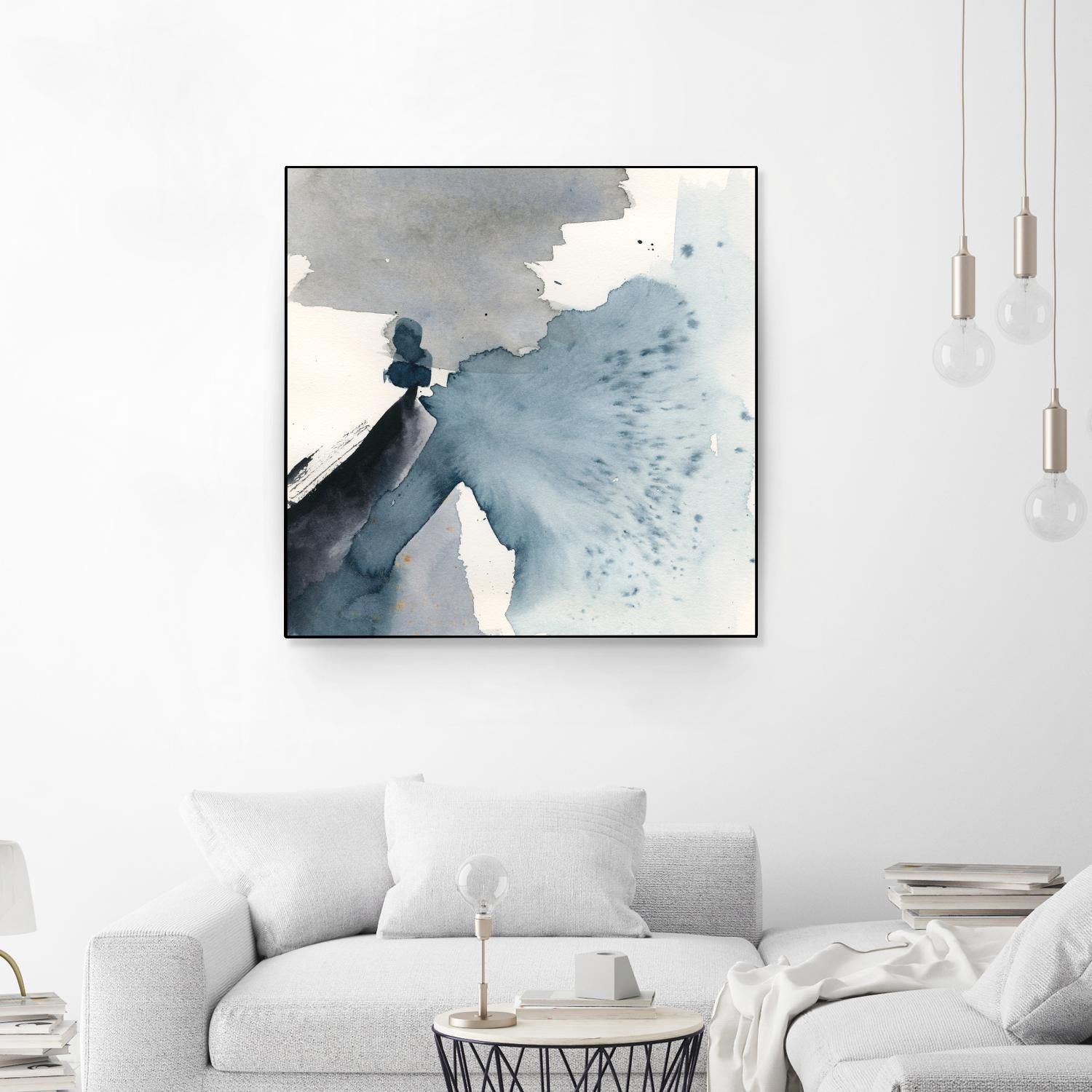 Winter Current IV by Victoria Barnes on GIANT ART - blue abstract abstract