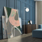 Connected Disconnect I by Jennifer Goldberger on GIANT ART - pink abstract abstract