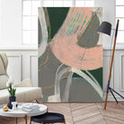 Connected Disconnect I by Jennifer Goldberger on GIANT ART - pink abstract abstract